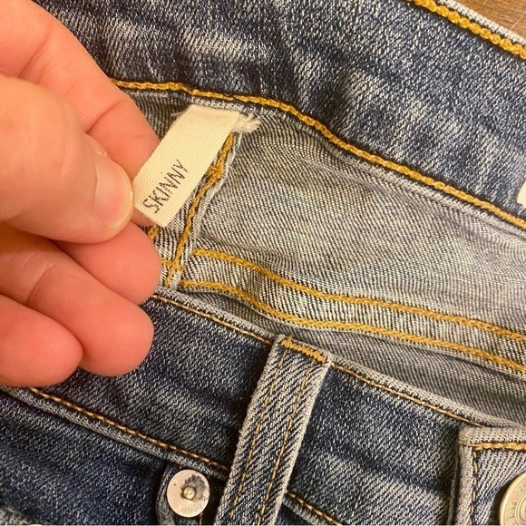 Rag & Bone 29 Skinny Jeans La Paz Distressed Ripped Womens Juniors Stretch - Picture 8 of 13